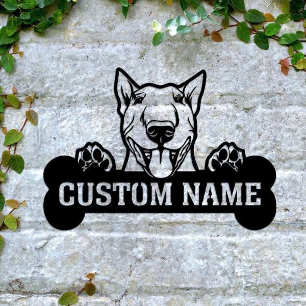 Bull Terrier Custom Metal Sign
