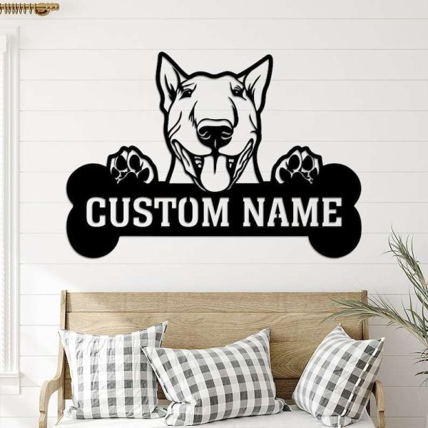 Bull Terrier Custom Metal Sign
