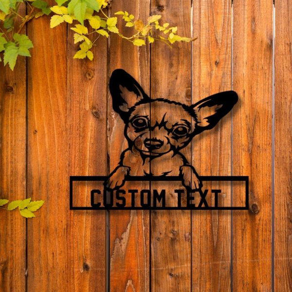 Personalized Chihuahua Custom Metal Sign