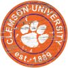 Clemson University EST.1889 Classic Metal Sign Clemson Tigers Signs Gift for Fans Custom Metal Signs