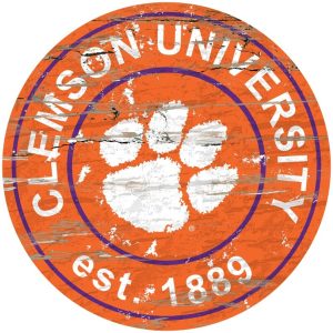 Clemson University EST.1889 Classic Metal Sign  Clemson Tigers Signs Gift for Fans Custom Metal Signs