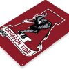DINOZOZO Alabama Crimson Tide Tin Sign University of Alabama NCAA College Football Gift for Fans Custom Metal Signs
