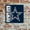DINOZOZO Dallas Cowboys Football Metal Sign Gift for Fans Man Cave Decor Custom Metal Signs1