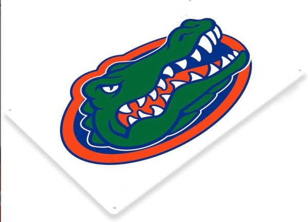 DINOZOZO Florida Gators Tin Sign College Football NCAA Gift for Fans Custom Metal Signs