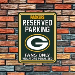 DINOZOZO Green Bay Packers Logo Round Metal Sign Football Signs Gift for Fans Custom Metal Signs