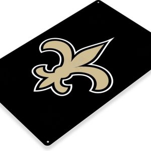 DINOZOZO New Orleans Saints Tin Sign 1966 NFL NFC Gift for Fans Custom Metal Signs