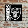 DINOZOZO Oakland Raiders Football Metal Sign Gift for Fans Man Cave Decor Custom Metal Signs1