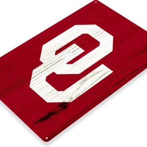 DINOZOZO Oklahoma University OU College Football NCAA Gift for Fans Custom Metal Signs