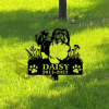 DINOZOZO Personalized Dog Memorial Stake Havanese Dog Grave Marker Dog Memorial Gifts Custom Metal Signs 2
