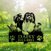DINOZOZO Personalized Dog Memorial Stake Havanese Dog Grave Marker Dog Memorial Gifts Custom Metal Signs 3