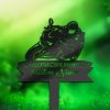 DINOZOZO Personalized Memorial Stake Biker Motocycle Rider Grave Marker Rider Sympathy Gifts Custom Metal Signs3