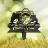 DINOZOZO Personalized Memorial Stake Camera Photographer Grave Marker Photographer Sympathy Gifts Custom Metal Signs1