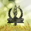 DINOZOZO Personalized Memorial Stake Lawyer Grave Marker Lawyer Sympathy Gifts Custom Metal Signs1