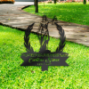 DINOZOZO Personalized Memorial Stake Lawyer Grave Marker Lawyer Sympathy Gifts Custom Metal Signs4