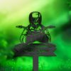 DINOZOZO Personalized Memorial Stake Welder Grave Marker Welder Sympathy Gifts Custom Metal Signs3