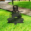 DINOZOZO Personalized Memorial Stake Welder Grave Marker Welder Sympathy Gifts Custom Metal Signs4