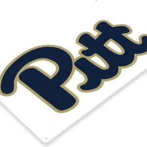 DINOZOZO Pitt Panthers Tin Sign College Football NCAA Gift for Fans Custom Metal Signs