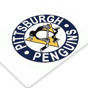 DINOZOZO Pittsburgh Penguins Hockey NHL Gift for Fans Custom Metal Signs