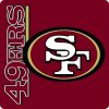 DINOZOZO San Francisco 49ers Football Metal Sign Gift for Fans Man Cave Decor Custom Metal Signs