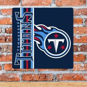 DINOZOZO Tennessee Titans Football Gift for Fans Custom Metal Signs Custom Metal Signs