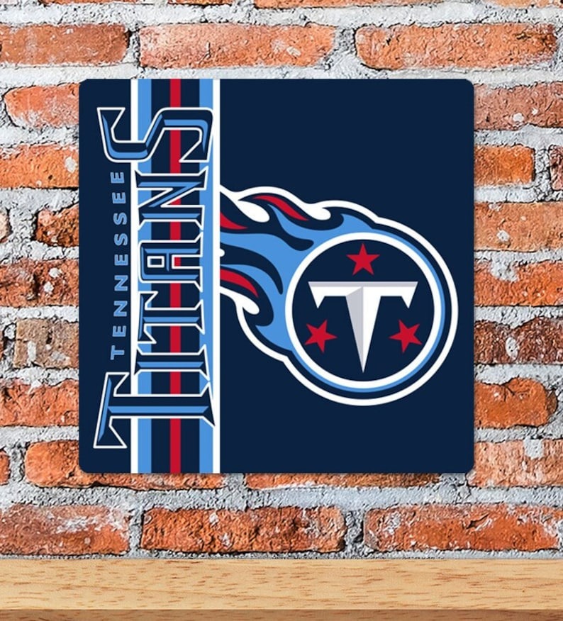 DINOZOZO Tennessee Titans Football Gift for Fans Custom Metal Signs Custom Metal Signs