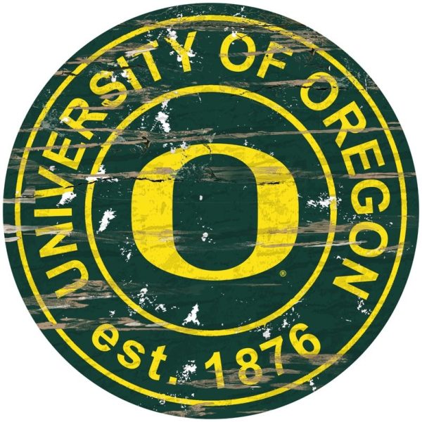 Oregon Ducks Est.1876 Classic Metal Sign Gift for Fans Custom Metal Signs