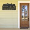 Personalized Arlington City Skyline Metal Address Sign House Number Plaque Realtor Closing Gift Custom Metal Sign3