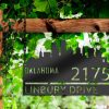 Personalized Oklahoma City Skyline Metal Address Sign House Number Plaque Realtor Closing Gift Custom Metal Sign2