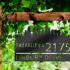 Personalized Philadelphia City Skyline Metal Address Sign House Number Plaque Realtor Closing Gift Custom Metal Sign2