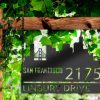 Personalized San Francisco City Skyline Metal Address Sign House Number Plaque Realtor Closing Gift Custom Metal Sign2