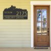Personalized Tucson City Skyline Metal Address Sign House Number Plaque Realtor Closing Gift Custom Metal Sign3