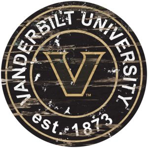 Vanderbilt University EST.1873 Classic Metal Sign Vanderbilt Commodores Signs Gift for Fans Custom Metal Signs