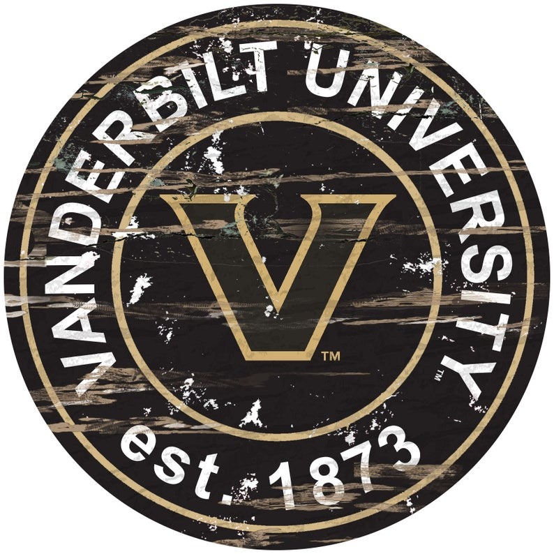 Vanderbilt University EST.1873 Classic Metal Sign Vanderbilt Commodores Signs Gift for Fans Custom Metal Signs 1