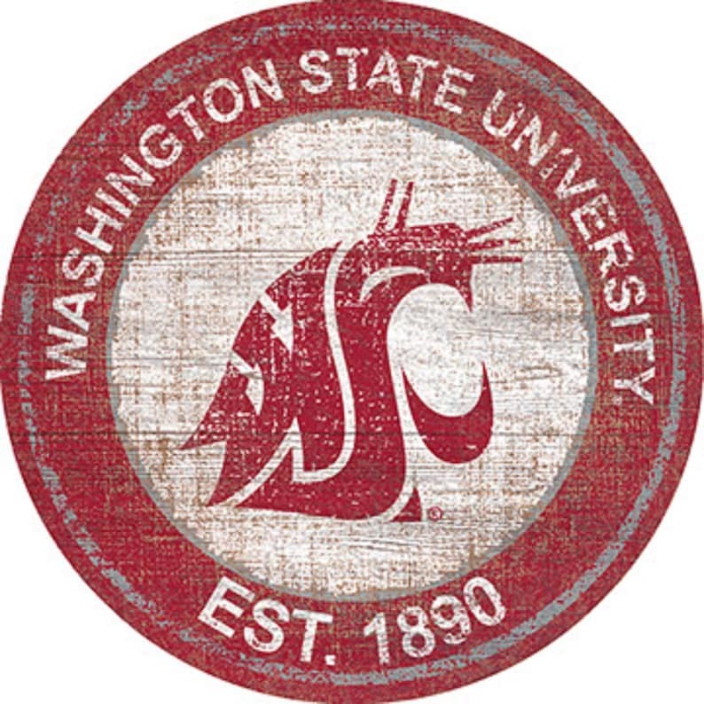 Washington State University EST.1890 Classic Metal Sign Penn Washington State Cougars Signs Gift for Fans Custom Metal Signs 1