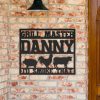 DINOZOZO BBQ Grill Master Id Smoke That Custom Metal Signs