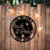 DINOZOZO Back Porch Beverage Bar Custom Metal Signs2