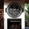 DINOZOZO Barbeque Smokehouse Modern BBQ Grill Business Custom Metal Signs