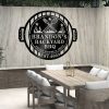 DINOZOZO Barbeque Smokehouse Modern BBQ Grill Business Custom Metal Signs2