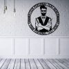 DINOZOZO Barber Man Male Barber Silhouette Retro Business Custom Metal Signs2