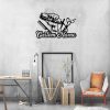 DINOZOZO Barber Shop Decor Wall Hanging Hair Stylist Business Custom Metal Signs2