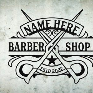 DINOZOZO Barber Shop Hairdresser Business Custom Metal Signs