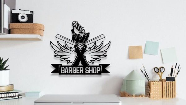 DINOZOZO Barber Shop Hairstylist Sign V4 Business Custom Metal Signs