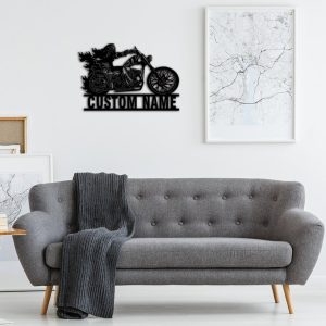 DINOZOZO Biker Name Man Cave Motorbike Custom Metal Signs4