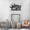 DINOZOZO Bird and Flower Tattoo Studio Wall Art Business Custom Metal Signs
