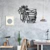 DINOZOZO Books and Flowers Bookshelf Custom Metal Signs3