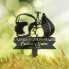 DINOZOZO Boxing Boxer Grave Marker Memorial Sign with Stake Sympathy Gifts for Loss of Loved One Custom Metal Signs