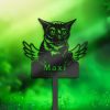 DINOZOZO Burma Cat Grave Marker Garden Stakes Cat Memorial Gift Cemetery Decor Custom Metal Signs2