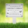 DINOZOZO Butterfly Mom Dad Grave Marker Memorial Stake Sympathy Gifts Custom Metal Signs4