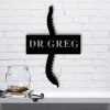DINOZOZO Chiropractic Spine Doctor Business Custom Metal Signs2