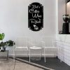 DINOZOZO Coffee Lover Coffee Wine and Relax Coffee Bar Business Custom Metal Signs